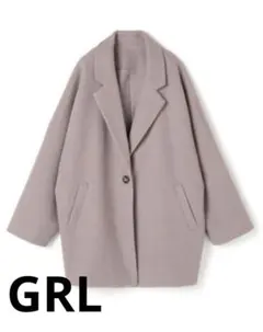 【新品】GRL グレイル☆ルーズテーラードコート／ze585