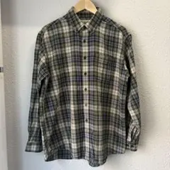 L.L.Bean エルエルビーン ネルシャツ チェック ボタンダウン L-R