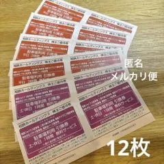 【最新】　相鉄　株主優待　駐車場　引換券　割引券　ジョイナス　ゆめが丘　他12枚