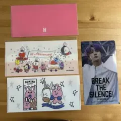 BTS BT21 1周年記念 チケットクリアファイル 4枚セット