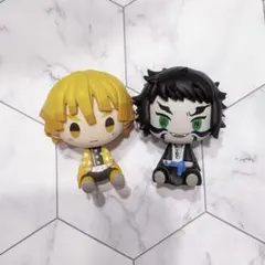 鬼滅の刃 一番くじ ちょこのっこ 我妻善逸 獪岳 D賞