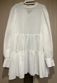 NICE CLAUP チュニック ホワイト