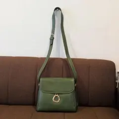 ヴィンテージLANCEL ショルダーバッグ グリーンのサムネイル