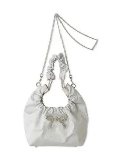 LILYBROWN ￤CANDY STOCK￤ ビジューワンハンドルバッグ