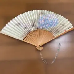 扇子 紫陽花柄 和装小物　第一生命