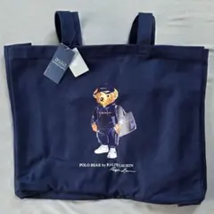 BEAMS別注 POLO RALPH LAUREN Tote Bag ネイビー