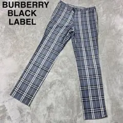 美品　BURBERRY BLACK LABEL ノバチェック　スラックス　日本製