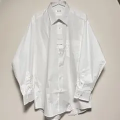 ELLE HOMME 【未使用】長袖シャツ Yシャツ LLサイズ ホワイト