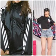 adidas originals 3ストライプ ウィンドブレーカー ブルゾン L