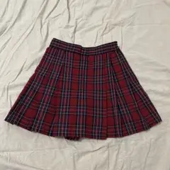 UNIQLO ユニクロ　タータンチェック　キュロット　スカート　ショートパンツ