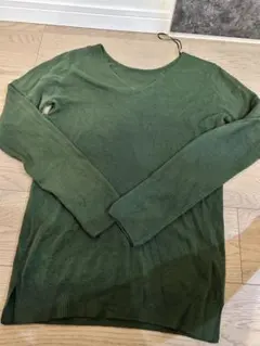 AZUL BY MOUSSY 長袖ニット グリーン L