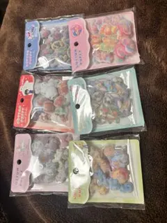 コットンパフィーシール　6種セットのサムネイル