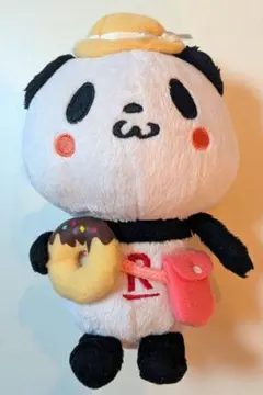 楽天 お買いものパンダ オリジナルぬいぐるみ 帽子とドーナツのサムネイル