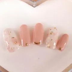 ネイルチップ ジェルネイル タイダイ シンプル ネイル 結婚式 大人 ニュアンス