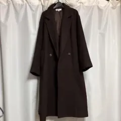 ※掲載年内まで‼️ moussy ブラウンロングコート
