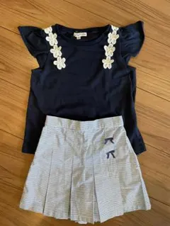 Tシャツとキュロットのセット120