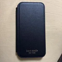 kate spade 手帳型ケース ブラック