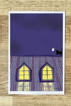 オリジナルポストカード【黒猫】8
