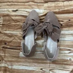 S ぺたんこパンプス　ベージュのサムネイル