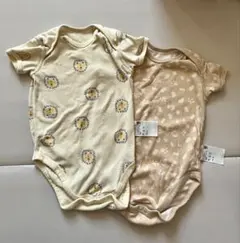 ユニクロ/ロンパース肌着2枚セット/80cm