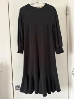 URBAN RESEARCH ROSSO 裾フレアワンピース グレー