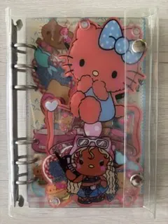 日焼けキティ シャカシャカシール帳 アクリルバインダー