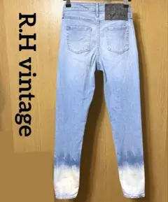 最終値下げ☆美品　R.H vintage ブリーチダメージジーンズ　レディースのサムネイル