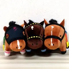 サラブレッドコレクション 馬服マスコットボールチェーン 3点セット