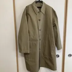 カーキ ステンカラーコート XL