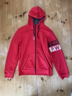 Reebok フルジップ レッドパーカー