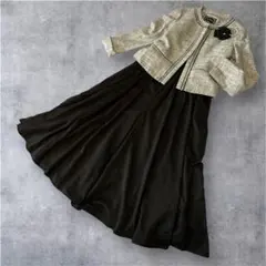 美品✨セレモニーママスーツ　ツイードジャケットとキュロットスカート