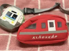 kladskap 電車ボディバッグ　赤　新幹線　キッズ　ショルダーバッグのサムネイル