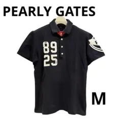 PEARLY GATES パーリーゲイツ メンズ ゴルフ 半袖ポロシャツ 紺 M