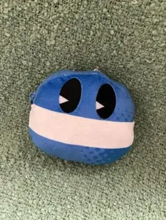 pop'n music ポップンミュージック ぬいぐるみパスケース 青ポップ君