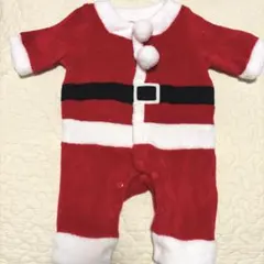 【明日匿名発送】サンタクロース　ロンパース　50-60cm