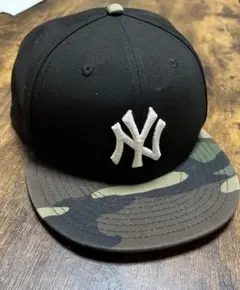 New Era 9FIFTY ブラック 迷彩キャップ