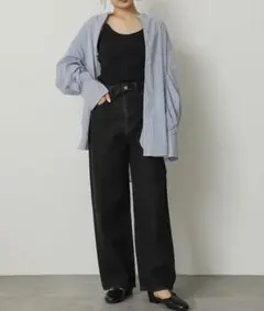 センスオブプレイス◆ワイドデニムパンツ