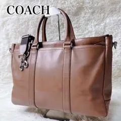 COACH Leather 2WAY Briefcase Business A4