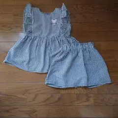 クロミ　セットアップ　ノースリーブ　ショートパンツ　130cm