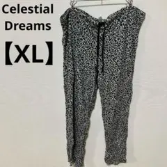 Celestial Dreams 【XL】大きいサイズ　ヒョウ柄イージーパンツ