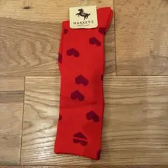 限定値下げ　MARKEY'S キッズソックス　ハート　レッド