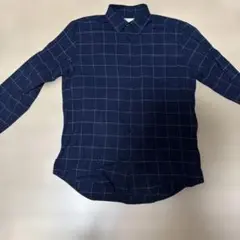 GAP ギャップ 長袖 青チェックシャツ