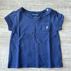 Ralph Lauren ラルフローレン　ネイビー Tシャツ 80