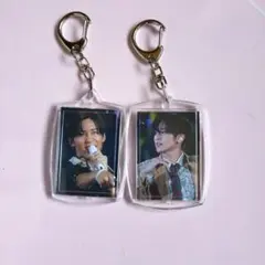 目黒蓮　アクスタ　キーホルダー　まとめ売り SnowMan 目黒蓮 アクスタ3種＆すのチルキーホルダー まとめ売り♩