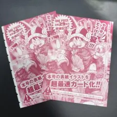 週刊少年ジャンプ33号付録 ワンピースカード メタキラカード セット