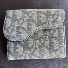 Christian Dior デニム折り財布
