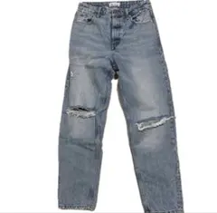 【本日限定セール】ZARA ハイウエスト ストレートデニム