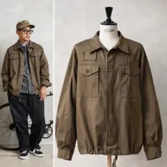 新品 デッドストック チェコ軍 フライフロント ワークシャツ 1A