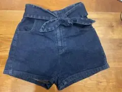 snidel ハイウエストデニムパンツ ウエストリボンのサムネイル