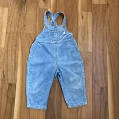 90cm tete a teteオーバーオール 綿100%